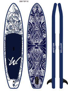 Tabla de SUP de Competición RACE de 12' (365 cm), Tabla de Paddleboard Inflable de Doble Capa con Tecnología Drop Stitch para Surf, Color Negro, Tabla de Competición de 12' RA - Product Image 2