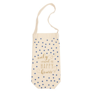 Bolsa de Lona con Estampado de Lunares Azules, Venta al Por Mayor de Fábrica - Bolso de Hombro Ligero <span class=keywords><strong>para</strong></span> Agua y Vino, Precio Promocional - Product Image 3