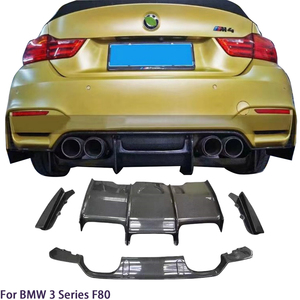 ดิฟฟิวเซอร์หลังคาร์บอนไฟเบอร์ทรง PSM สำหรับรถซีรีส์ 3 F30/M3 F80 รุ่นซีดาน ปี 2013-2019 - Product Image 1