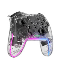 Manette de jeu à prix avantageux, fonction de réveil en un clic, sans fil 2.4G BT avec éclairage LED RVB pour P4 Switch PC