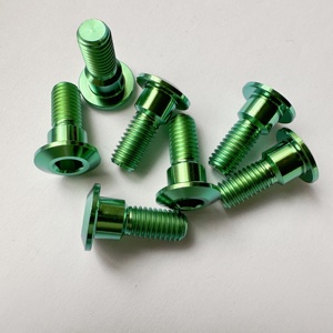 Usine en gros M8 * 20 Modification de moto boulon de disque de frein pièces de moto vis en titane Gr5 boulons en titane - Product Image 3