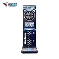 Machine de jeu de fléchettes professionnelle DCF 500 à monnayeur - Difficulté réglable, prise en charge multilingue, acier inoxydable pour salle d'arcade