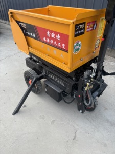 Carretilla Elevadora Eléctrica Amarilla con Capacidad de 310 kg, Diseño Compacto, Sistema Hidráulico, Mini Equipo de Construcción - Product Image 6