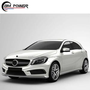 Piezas de carrocería de alta calidad, Kit de faldón lateral, parachoques delantero, Clase A, W176, A200, <span class=keywords><strong>A250</strong></span>, A260, A45 - Product Image 2