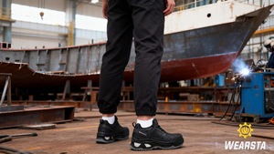 <span class=keywords><strong>Scarpe</strong></span> di sicurezza da <span class=keywords><strong>donna</strong></span> in acciaio con punta leggera in pelle impermeabile <span class=keywords><strong>scarpe</strong></span> da lavoro antiscivolo resistente all'olio suola per uso industriale - Product Image 5