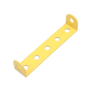 Fabrication de tô<span class=keywords><strong>le</strong></span> <span class=keywords><strong>Support</strong></span> mural décoratif à angle droit de finition jaune vif personnalisé - Product Image 2