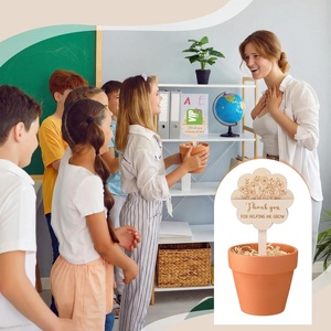 Regalos de Graduación Personalizados para Maestros, Ramo de Tarjetas de Regalo, Macetas de Terracota de 4.7 Pulgadas con Tarjeta de Agradecimiento por Ayudarme a Crecer - Product Image 4
