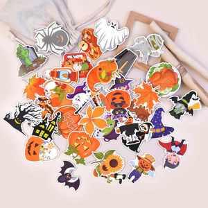 Décorations de fête d'Halloween : Citrouilles, feuilles d'érable, aimants souples pour réfrigérateur sur le thème d'Halloween et de l'automne - Product Image 3