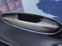 Accessoires automobiles adaptés à la poignée de porte extérieure en fibre de carbone sèche Lexus New ES300 UX
