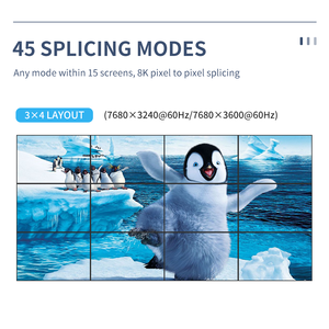 Répartiteur multi-écrans FPGA 8K60 4X2 5X1 6X1 2X3 2X4, mode de fusion 1920X1080 2560X1440, résolution 8 ports <span class=keywords><strong>HDMI</strong></span>, contrôleur FCC CE - Product Image 3