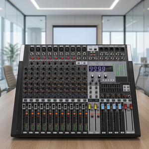 Consola mezcladora de audio profesional X10 de 10/14 canales, controlador de DJ, MP3, Bluetooth, procesador de 99 efectos para grabación de conferencias - Product Image 5