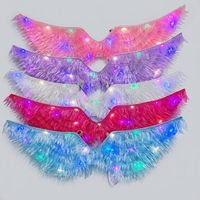 Ailes d'ange lumineuses à LED, accessoire portable pour filles, pour Noël, Diwali, la fête des mères, anniversaire, Halloween