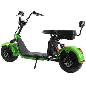 Vente en gros de scooter électrique Citycoco à pneus larges, avec absorption des chocs, <span class=keywords><strong>2</strong></span> batteries amovibles, 2000w 1500w 60v 12ah /20ah - Product Image 3