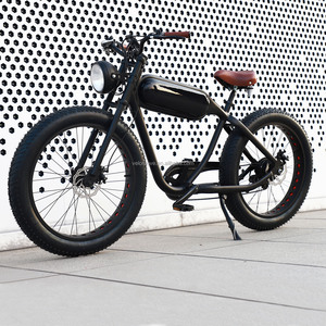 Bicicleta Eléctrica Retro E-Bike 250W/500W Motor Bafang 48V 15Ah Batería Cuadro de Aluminio Shimano 7 Velocidades Bicicleta Eléctrica de Carretera con Llantas Gruesas - Product Image 1