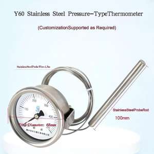 Thermomètre à cadran en acier inoxydable 0-500 OEM personnalisable pour des mesures précises de la température fours fours de cuisson <span class=keywords><strong>pain</strong></span> - Product Image 4