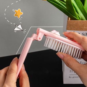 Peine Plegable Portátil de Plástico con Diseño de Dibujos Animados, Mini Cepillo de Pelo Plegable de Bolsillo para Niños - Product Image 3