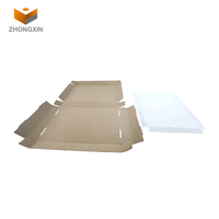 Boîte en carton épais de bonne qualité sans impression client avec protection rembourrée pour l'expédition d'ordinateurs portables