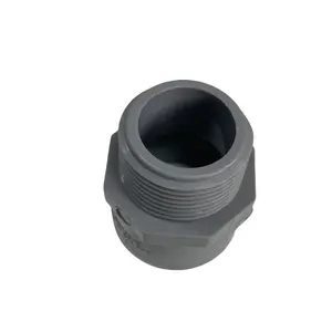 1 Inch PVC Male Thread Terminal Adapter Straight Connector Electrical Conduit Fittings ETL Listed