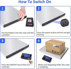 Spedizioniere 400 libbre/180Kg accurato banco bilancia postale stiva/tara - Product Image 5