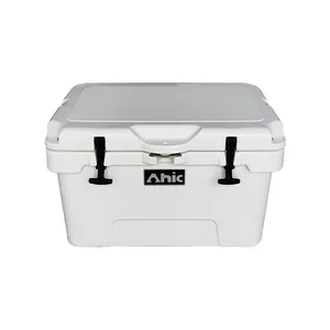 35QT 33L lata de cerveza beber caja de refrigeración aislada de plástico enfriador de hielo con logotipo personalizado