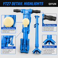 Marteau-piqueur minier QIYUN haute performance et de bonne qualité, perceuse à roche portative facile à utiliser