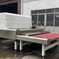 Machine de lavage et de séchage de verre Low-E à couteau à air puissant avec séchage par convection de lame de vent pour différentes tailles