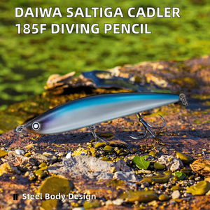 Daiwa Diving Pencil Saltiga Cadler 185F Blue Back Live Bait pour utilisation en <span class=keywords><strong>rivière</strong></span>, en acier inoxydable, <span class=keywords><strong>sans</strong></span> hameçons - Product Image 2
