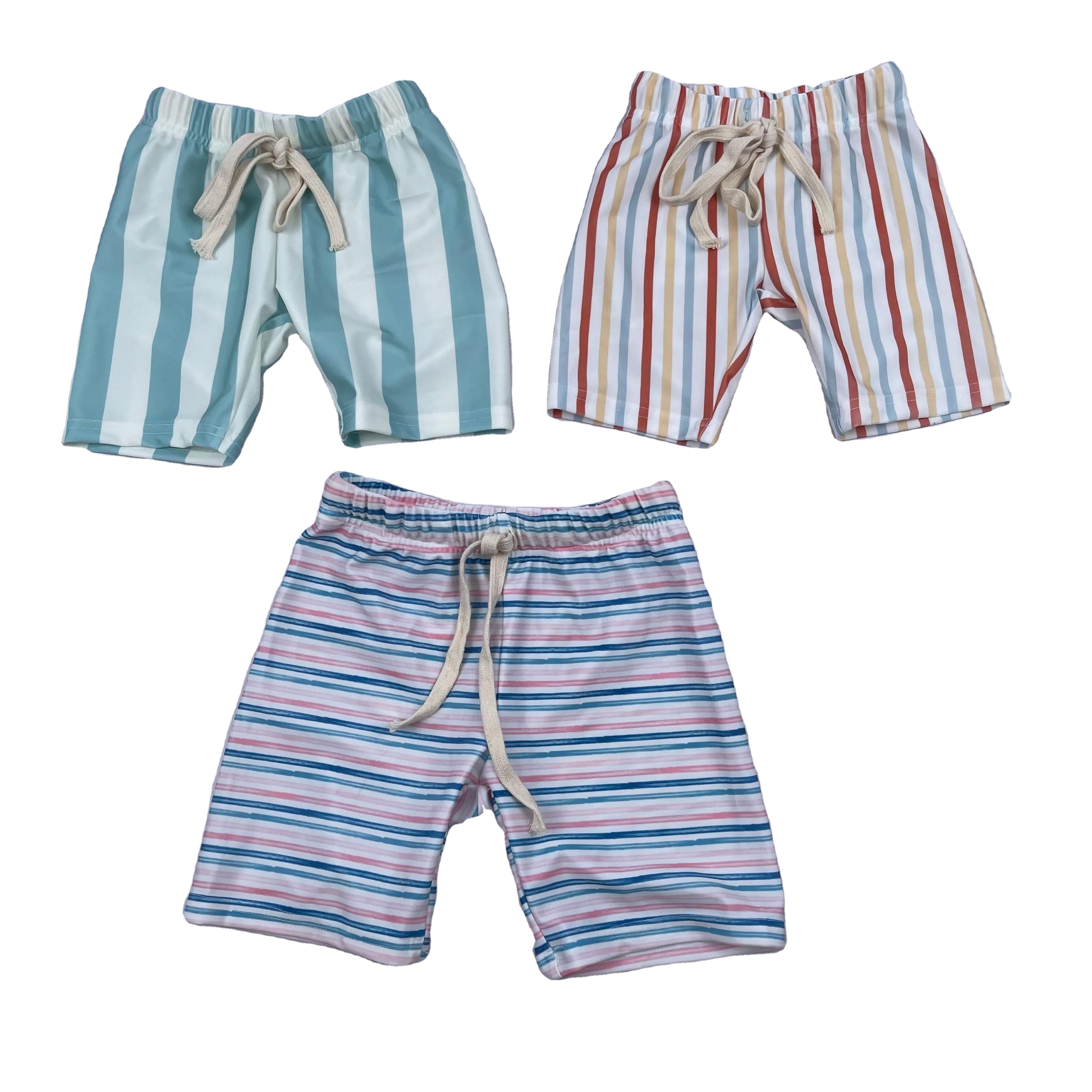 Фабрика OEM пользовательский Печатный мультфильм полиэстер малыш мальчиков плавки детские плавки