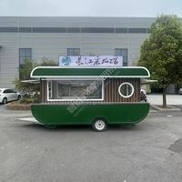Conteneur mobile vintage pour bar, camion de restauration, remorque de concession, chariot alimentaire, café, bar à bière, entièrement équipé