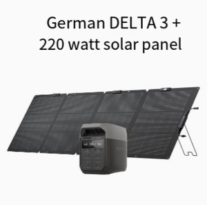Ecoflow Delta 3 + 160W năng lượng mặt trời bảng điều khiển loạt Trạm điện cầm tay năng lượng mặt trời Máy phát điện sạc thiết bị phân phối điện - Product Image 2