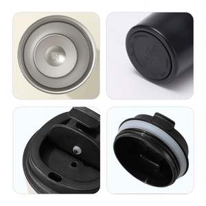 Gobelet isotherme à double paroi en acier inoxydable avec logo personnalisé, 500 ml, tasse à café de voyage, 17 oz, tasse à café isolée sous vide, thermos - Product Image 3