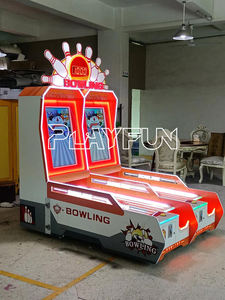 Máquina de Bolos Arcade de Alta Calidad PlayFun, Operada con Monedas, con Sistema de Canchas y Pistas, para Juegos de Habilidad y Canje de Premios - Product Image 3