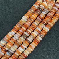 Perles de pierre naturelle de haute qualité 4*12mm, rondelles d'agate œil de tigre, perles de cristal naturel, disques plats pour la fabrication de bijoux