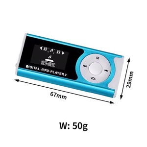 Lecteur MP3 Premium à Grand Écran, Mini Lecteur Audio Portable Walkman Sport MP4 avec Haut-Parleur Intégré et Clip Arrière - Product Image 3