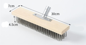 Brosse métallique pour <span class=keywords><strong>toit</strong></span> en <span class=keywords><strong>mousse</strong></span> Balai Grattoir pour terrasse Brosse pour enlever les mauvaises herbes - Product Image 4