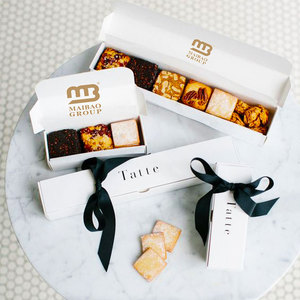 Boîte à pâtisserie personnalisée avec séparateurs, boîte de présentation alimentaire, boîte à emporter, conteneur alimentaire jetable, emballage en papier pour aliments - Product Image 2