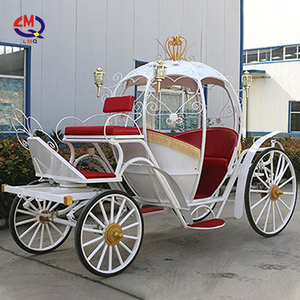 Carrosse Royal Électrique Personnalisé pour Mariage, Calèche Hippomobile de Tourisme à Vendre - Product Image 3