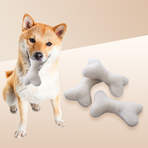 Lynpet bon prix jouets mous en forme d'os pour animaux de compagnie jouets doux chien morsure à mâcher pour chien - Product Image 1