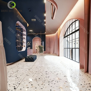 Présentoir de vêtements personnalisé <span class=keywords><strong>pour</strong></span> boutique de prêt-à-porter féminin, support d'affichage de vêtements <span class=keywords><strong>pour</strong></span> mobilier de magasin de vêtements - Product Image 4