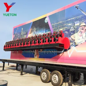 Kids Equipment Carnival Trailer Mounted Amusement Park Equipment Manege Attraction Crazy Wave Mobile Portable Mini Miami Rides