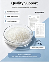 Granulés de plastique modifiés vierges NF2200AE, haute transparence, bonne rigidité, granulés de résine, matière première pour moulage par injection, qualité alimentaire