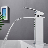 Robinet mitigeur populaire mitigeur sans bruit salle de bain moderne cascade bassin évier robinet