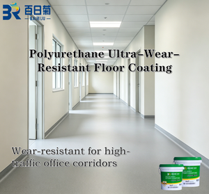 Revêtement de sol en polyuréthane ultra-résistant à l'usure, <span class=keywords><strong>peinture</strong></span> époxy antidérapante pour atelier, entrepôt, sols industriels - Product Image 2