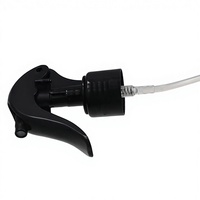 Botol Semprot Mini Hitam Grosir dengan Pompa Atomizer Kabut Halus untuk Kosmetik, Salon Rambut, Perawatan Kulit