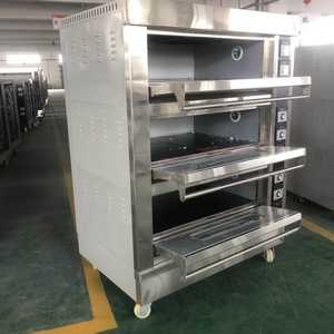 Four à gaz automatique à douze plaques à trois couches de grande capacité pour une économie d'énergie efficace, essentiel pour les usines de snacks de boulangerie - Product Image 6