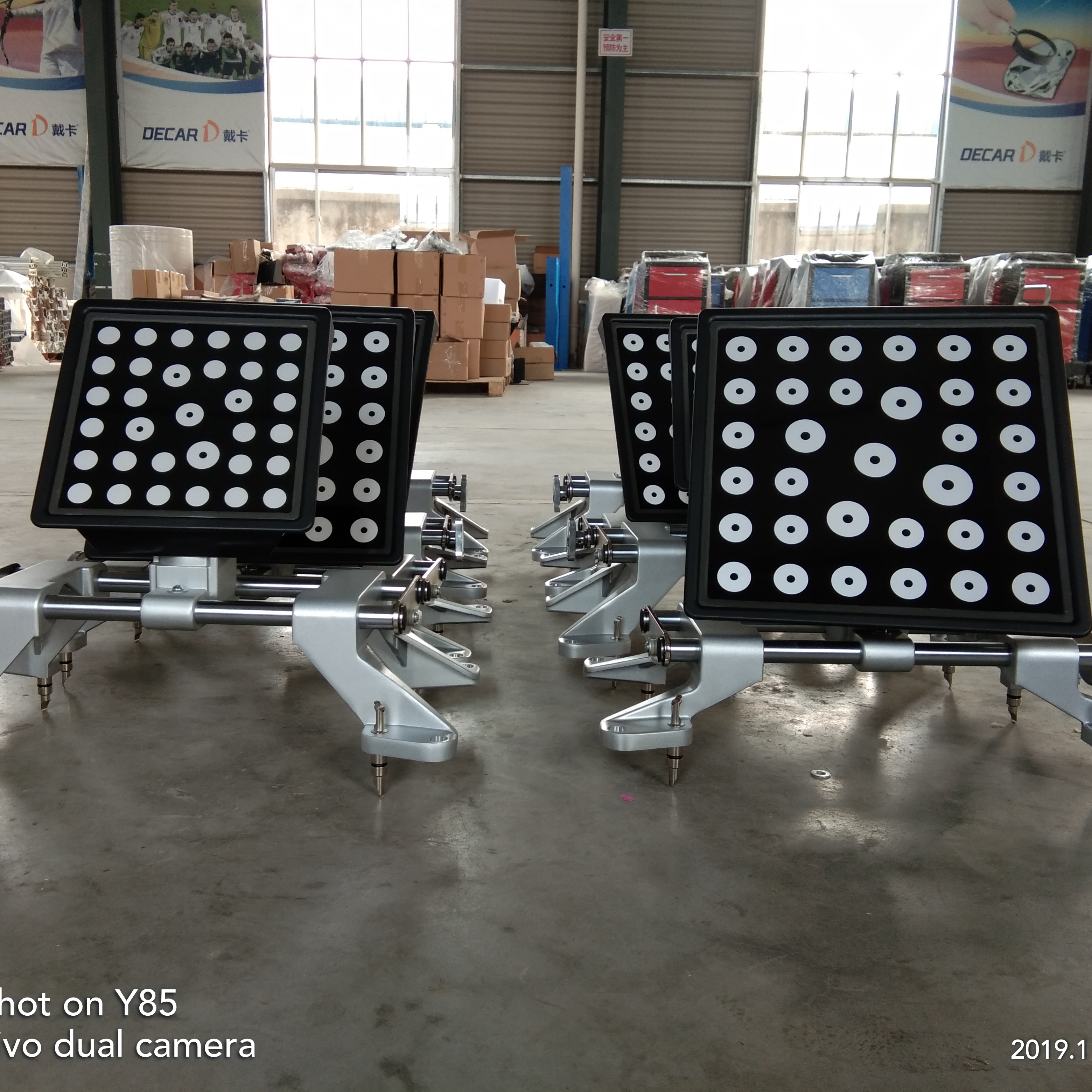 Цель с зажимом для 3D выравнивания колес