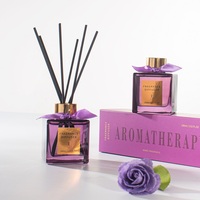 Diffuseur à bâtonnets en verre sans alcool 100 ml – Ensemble écologique pour parfum d'intérieur, huile essentielle, décoration maison, désodorisant – OEM ODM Marque Privée