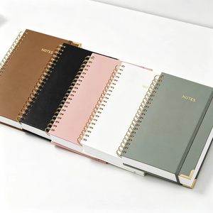 Cuaderno Espiral <span class=keywords><strong>de</strong></span> Alta Gama con Cubierta <span class=keywords><strong>de</strong></span> Tela A5, Personalizable con Logotipo, Tamaño y Color, Diseño Fresco y Simple, Diario para Estudiantes - Product Image 3