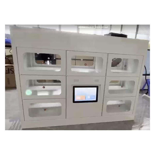 Hot Sale Double-sided Smart Food Pickup Cabinet Electronic Locker Cabinet English System Can Be Customized