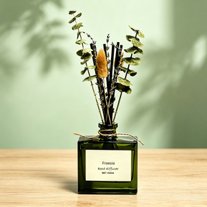 Ensemble diffuseur à bâtonnets en verre 100 ml Musc & Citron, Huile d'aromathérapie liquide naturelle écologique, Décoration cadeau pour la maison, Vente en gros - Product Image 2